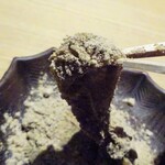 日本料理FUJI - 甘味：わらびもち（出来立てで、伸びる延びる・・・）