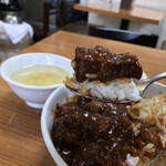 味芳斎 - 味芳斎 本店(東京都港区芝大門)牛肉丼(牛肉飯)