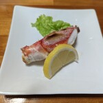 日本料理 高浜 - 焼きタラバガニ