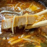 一陽来福 - 【再訪】つけ麺のチャーシュー