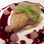 食事処みしま - ヒラメのムニエル　小蕪添え