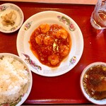 中国料理 雪梅 - エビチリランチ