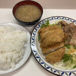 キッチンハマダ - ポーク焼肉・チキンカツ定食