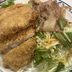 キッチンハマダ - ポーク焼肉・チキンカツ定食