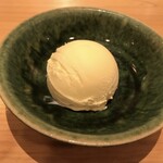 てんぷら 下村 - バニラアイス