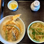 Muginosato - お昼の天丼セット