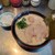 丸花 - 料理写真:醤油豚骨ラーメン味玉トッピング+ライス極小