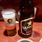 めしの助 - サッポロ黒ラベル(中びん)