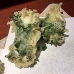 めしの助 - 天ぷら(白魚)