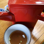 千舎ノ木 - 最後はそば湯で。