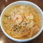 ザ ブッフェ 包包點心 - 海老野菜湯麺にトッピング色々