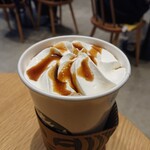 スターバックスコーヒー - ほうじ茶キャラメルクリームティーラテ(トール)(550円)