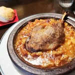 ブラッスリー ギョラン - 仔鴨モモコンフィカッスーレ