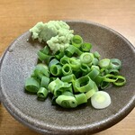 Towariya - 【十割そば 1,000円】薬味