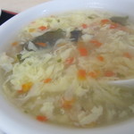 聚仙閣 - スープのアップ