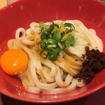 二代目 甚八 - 伊勢うどん 生卵付けました