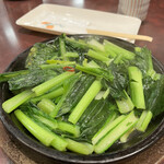 味の民芸 - フレッシュ小松菜の青菜炒め