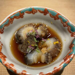 東麻布 天本 - （以下出てきた順）なまこポン酢