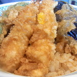 銀座天一　 - 「海老・いか・野菜天丼」（1,470円）