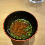 東麻布 天本 - 味噌汁