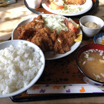 Yumeya - ジャンボチキンかつ定食　800円