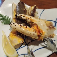 かに道楽 新宿本店 - タラバかに炭火焼