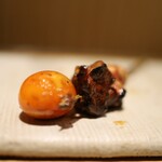 鳥しき - ちょうちん/まるで宝石のような一串。