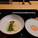 一本杉 川嶋 - 沢野牛蒡と伝助穴子