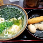 資さんうどん - 　月見うどんとおでん３コ　700円