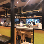 炭火焼肉と炉端 康 - カウンター席