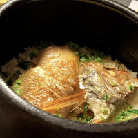 THE WASHIN by 上越やすだ - ノドグロ土鍋ご飯。このご飯が世界で1番美味しい炊き込みご飯だと思います。ノドグロが持つ濃厚な脂と毎朝 お店で精米しているというコシヒカリの相性抜群さといったら、もう幸せの一言に尽きます(*´∀｀*)