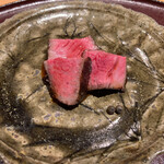 馳走 啐啄一十  - 【写真⑪】炭火焼き榊山牛(広島県熊野産、32ヶ月生体熟成、雌)のイチボ