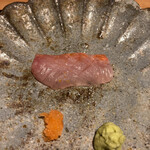 馳走 啐啄一十  - 【写真⑦】金目鯛(静岡県駿河湾産、サスエ前田魚店、7日熟成)