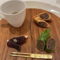 フランス料理 タンモア - ジビエのコンソメとシャルキュトリ。コンソメが美味