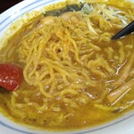 カレーらーめん じぇんとる麺 - 麺のアップ