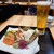 小松水産の海鮮丼 - ちょい飲みセット 1000円