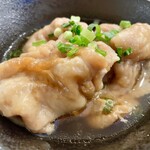 鶴亀八番 - とり皮のとろ煮