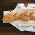 やっさんのたい焼き - 栗あん(栗つぶ入り)、カスタードクリーム