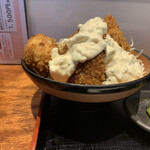 江戸屋 - タルタルソースカツ丼