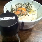 麺屋 天孫降臨 - 2012.12.30　玉子かけのだしで食べる名古屋コーチン玉子かけご飯は絶品◎