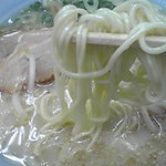 Touryuuken - 麺は標準的な細麺ストレート。