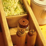 駒形どぜう 本店 - 薬味たち