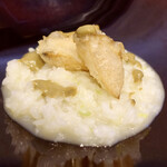 VANNO - リゾット 鮑のフリット その肝のソース