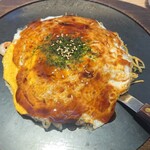 Hiroshima Fuu Okonomiyaki Naochan - エビ玉  ( そば麺 )