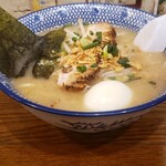 葫 - 塩ラーメン+味付け玉子