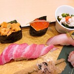 Umegaoka Sushi No Midori - 大トロ、雲丹、いくら