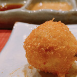 串かつ あーぼん - ポルチーニクリームコロッケ