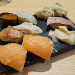 Sushi Sake Sakana Sugitama - お好みで握り
