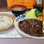 キッチン南海 - ハンバーグ定食　750円
