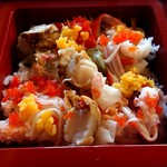カフェ さくら坂 - カニとホタテの柚子ちらし寿司